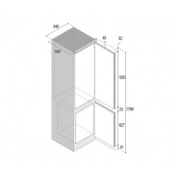 Vitrifrigo C270 DP 255L Refrigerator - Double Door and Large Capacity