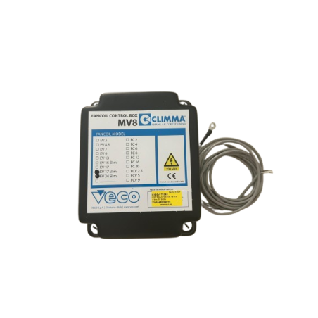 Veco Climma V8 - Unidad de Control para Fan Coil EV17 Slim, EV24 Slim