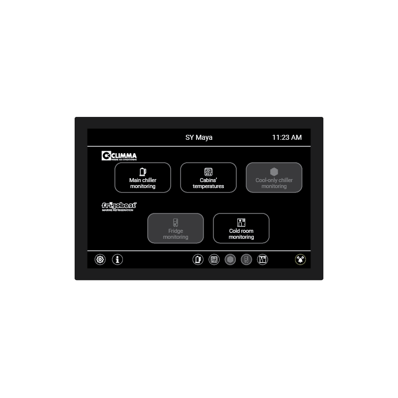 Pantalla Táctil 10" VecoHub | Control Centralizado Climma Pantalla Táctil 10" VecoHub | Control Centralizado Climma