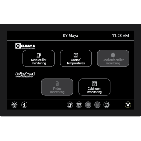 Pantalla Táctil 10" VecoHub | Control Centralizado Climma