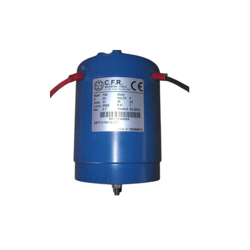 Motor 24V 700W para Grúas Besenzoni - Alta Eficiencia Motor 24V 700W para Grúas Besenzoni - Alta Eficiencia