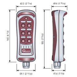 Quick 6-Button Remote Control – Marine Remote Control | MD Island Supply