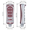 Quick 6-Button Remote Control with LED– Marine Remote Control | MD Island Supply