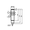Sensor Inductivo 12mm Opacmare con Conector | MD Island Supply
