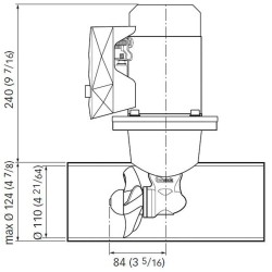 Quick BTQ 110-25 Bow Thruster 12V | MD Island Supply