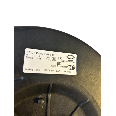 Ventilador RF2C-140/059 K149 S-1512 | Ventilador centrífugo para fancoil