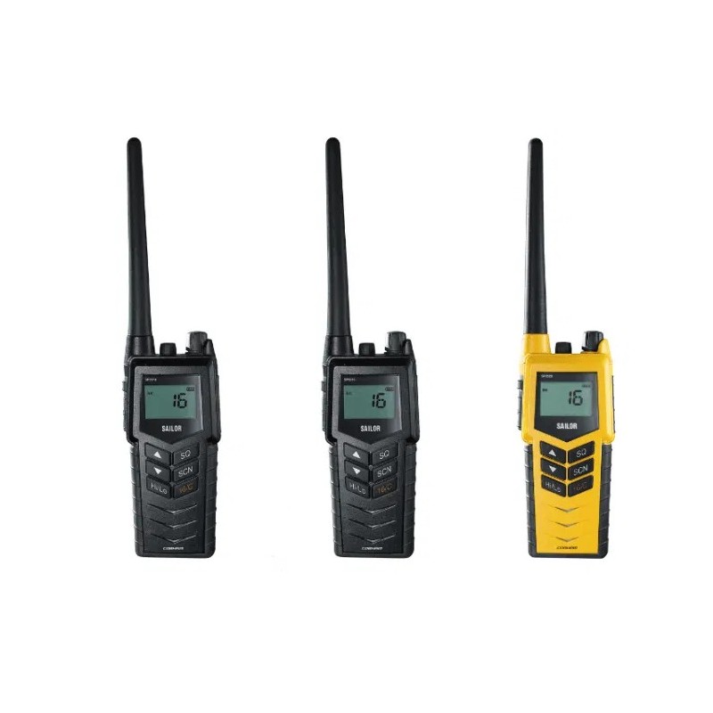 SP3520B Portable VHF GMDSS Sailor | Professional Marine Radio at MD Island Supply