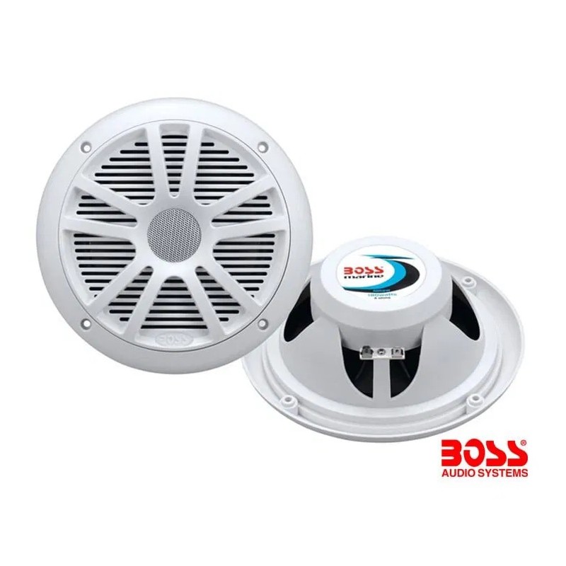 Recessed Speaker 6.5" 180W White | Boss Audio Systems Marino – MD Island Supply