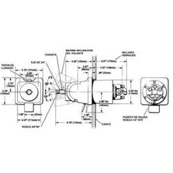 Pump SeaStar II with Traditional Tilt HH5742 / HH6542-3 | MD Island Supply
