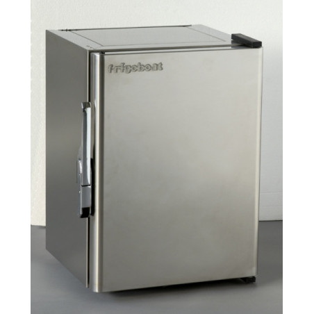 Frigoboat MS80 12V: 80 Liter Nautical Refrigerator in Stainless Steel