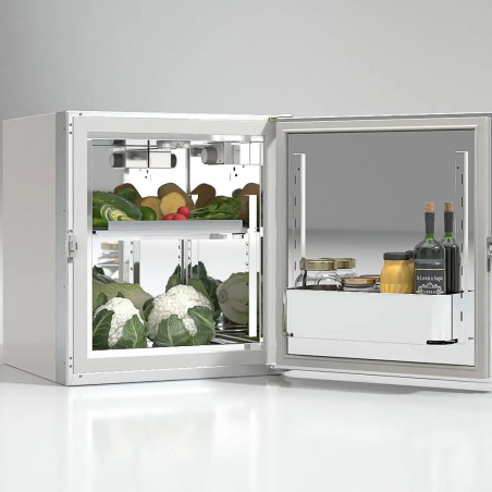 Frigonautica: 80 Liter Compact Refrigerator with Integrated Evaporator