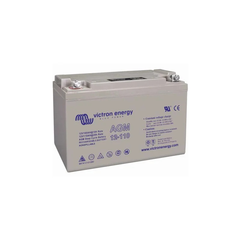 Victron Energy 12V 110Ah AGM Battery - Power and Long Duration