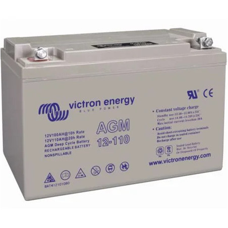 Batería Victron Energy 12V 110Ah AGM - Potencia y Larga Duración