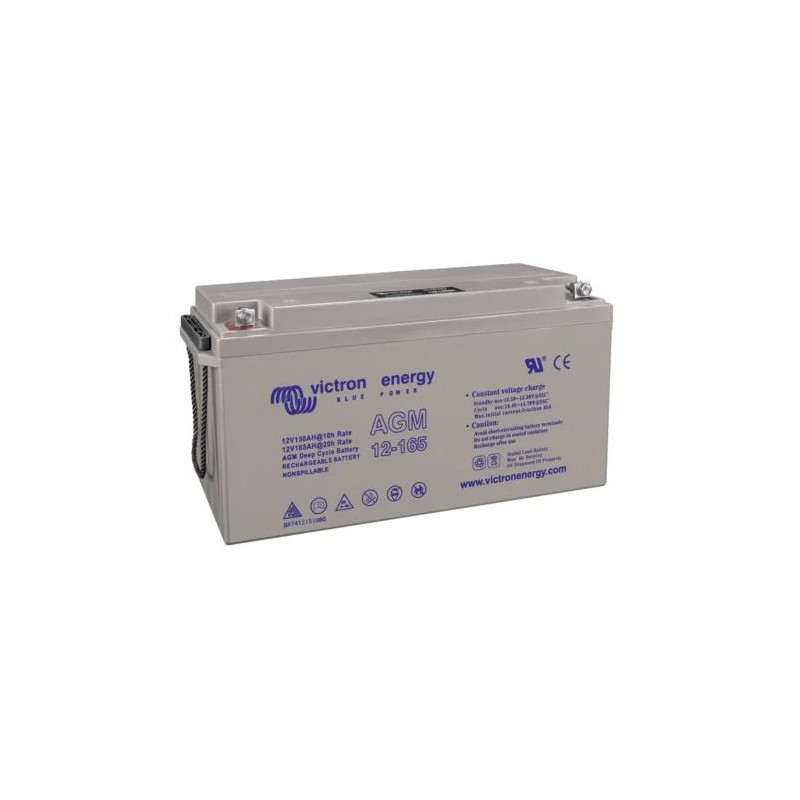 Victron Energy 12V 165Ah AGM Battery - Power and Long Duration