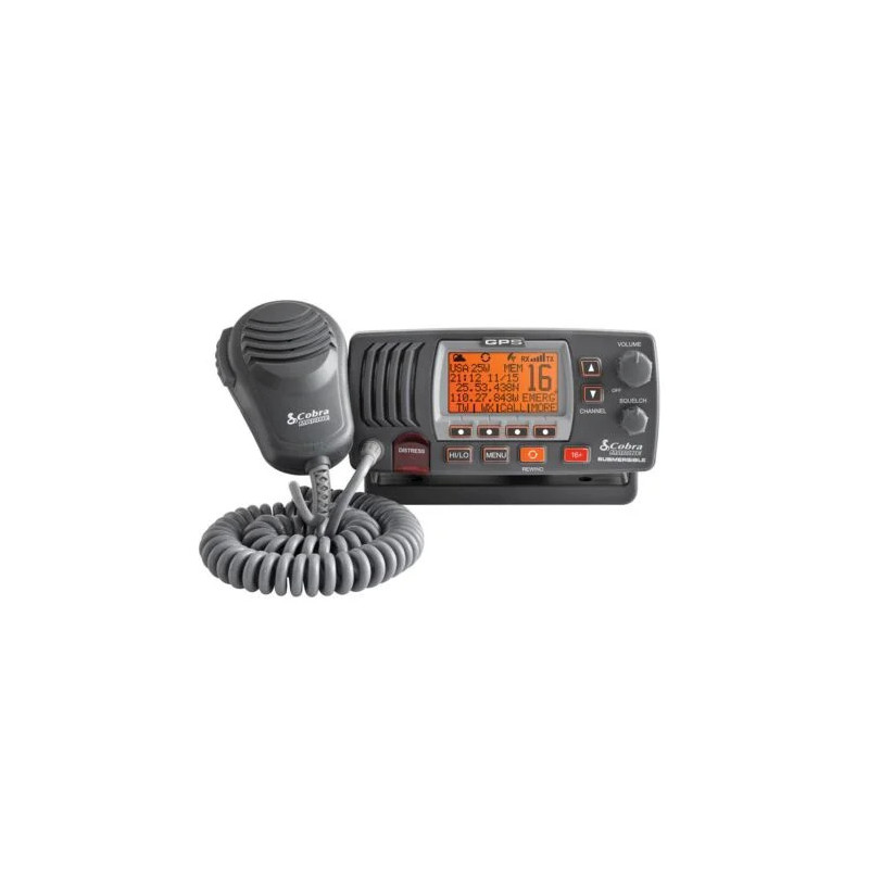 Cobra Marine MR F77B EU | VHF Fixed Marine Radio with DSC and GPS